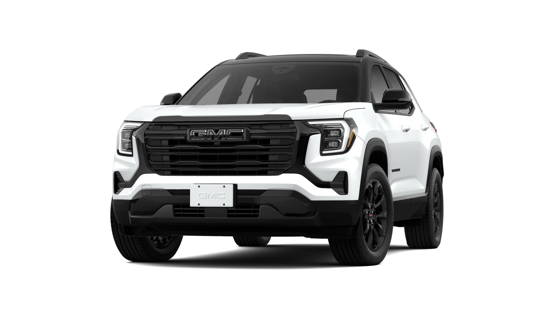 2026 GMC Terrain Elevation in Summit White — front three-quarter view